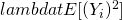 lambda t E[(Y_i)^2]